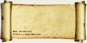 Tina Medan vizit kartica